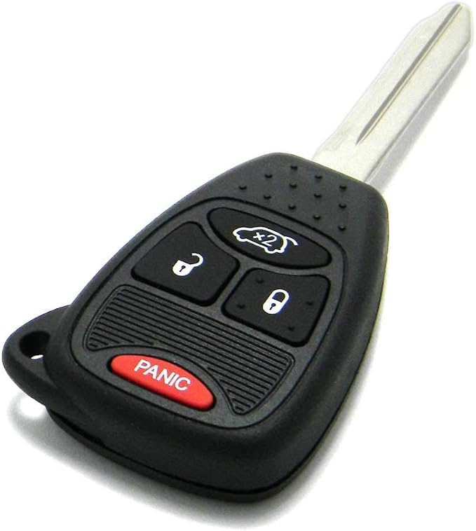 OEM Electronic 4-Button Remote Head Key Fob Compatible With Jeep (FCC ID: OHT692427AA, OHT692714AA)
