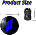 4pcs Wheel Center Cap 63mm/2.5 inches Slash Covers Hub Cap Compatible with Dodge Charger Challenger Durango Hornet Dart R/T SRT Magnum Nitro Journey Caliber Avenger and Ram (Blue)