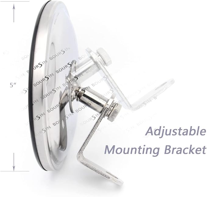 5 Inch Convex Round Mirror Blind Spot For Isuzu NPR NPR-HD NQR NRR FSR FVR FRR Truck Bus Atv Utv Adjustable Bracket