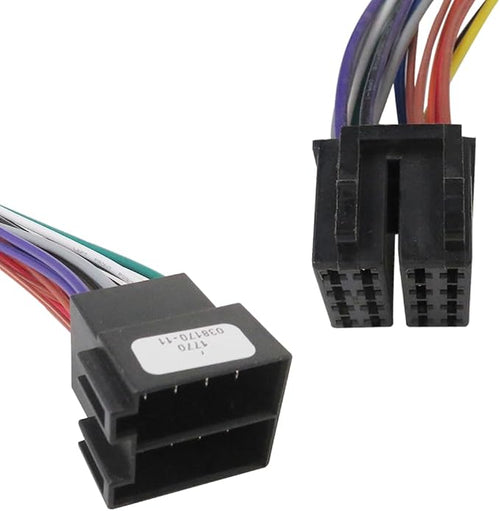 16-Pin Car Radio Wiring Harness Adapter Male & Female Compatible for Kenworth 2008-2020 Stereo Connector to Compatible for JVC/for Pioneer/for Kenwood/for Sony/for Android