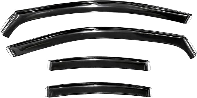 2025 2026 in-Channel Rain Guards for Toyota Camry Side Window Visor Deflectors LE SE XLE XSE