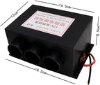 12V Car Heater, Universal 600W Blower Windscreen Demister Defroster Air Heater for Car Truck Defrosting Defogging Fast Heating Warming with Mounting Accessories