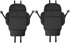 2 Pack Seat Back Protector, Kick Mats Back Seat Protector for Kids Feet Car Seat with Car Back Seat Organizer, Seat Back Protector Cover for Back of Front Seats - Protect against dirt and scuffs