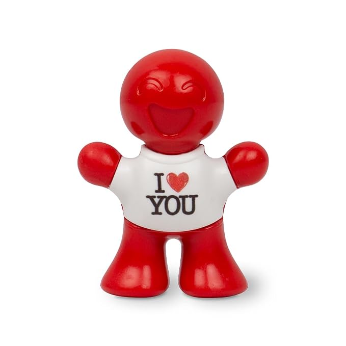 Little Joe 96410 I Love You New Car Scent Car Air Freshener Vent Clip, Fights Odors for up to 45 Days, Long-Lasting Freshness, Cute Car Odor Eliminator, Pack of 1