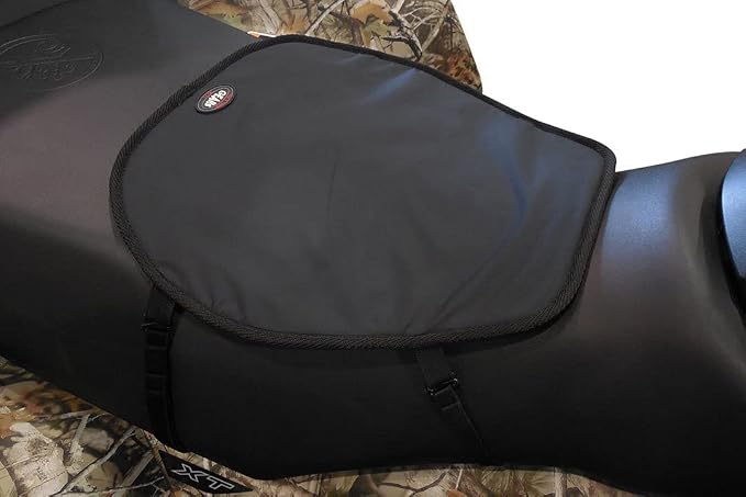 Heated Seat Pad for Motorcycle, ATV, Scooter & Snowmobile | Universal Fit Heated Seat Pad - Place On Top of Existing Seat | Exterior Warm Seat Cover | 12V Electric Heat Powersport Seat Warmer