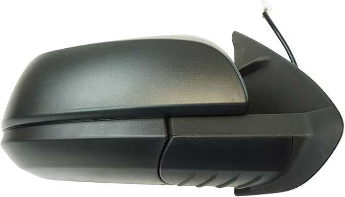 Passenger Side Power Heated Textured Black Mirror Compatible with 2016-2023 Toyota Tacoma TO1321348 TO1321356