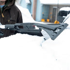 3-in-1 Emergency Shovel for Car or Truck, Foldable with Ice Scraper, Ice Brush, Compact Storage for Vehicle or Hiking, Use in Snow, Dirt, Ice, or Gravel