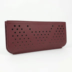 Car Seat Side Pocket Organizer, PU Leather Water-Resistant Car Console Storage Bag, Multifunctional Auto Interior Door Tray Pouch Organizer Accessories for Phone Keys Sunglasses (Burgundy)