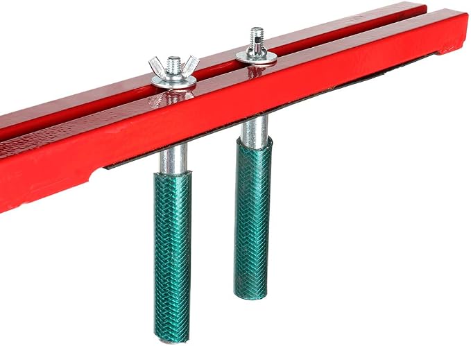 Car Door Hydraulic Lift, Remover Jack Stands Lift Hoist Hydraulic Car Back Door Hydraulic Lift Mobile Rolling Door Bumper Jack Stand Dolly kit - Red