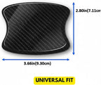 4 Pack Door Paint Protection Film, Car Door Handle Cup, Scotch Guard, PPF Precut, Universal Fit Cars, PPF, Door Protector, Clear Self-Healing Anti Scratch (Carbon Fiber/4 Pcs)