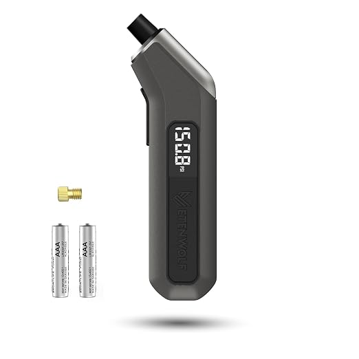 T300 Plus Tire Pressure Gauge 200 PSI, Digital Tire Gauge with Bright LED Display, Tire Gauges for Tire Pressure with Presta Valve Adaptor (Space Grey)