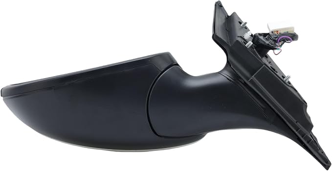 Left Driver Side Mirror Compatible with 2018-2022 Honda Accord Power Glass | Heated | with Blind Spot | with Turn Signal | Manual Folding Repalces HO1320330 (8Pins-Pearl White)