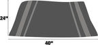 Extra Large Car Drying Towel 40"x24", 1300 GSM Car Towel, Gray | XL Professional Drying Towels Car Detailing with Double Twisted Loop, Super Absorbent Microfiber Drying Towels for Cars