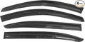 Tape On Window Visors Fits for 2008-2012 Honda Accord Sedan, Side Auto Window Wind Deflectors, Ventshade, Rain Guards for Cars/Trucks