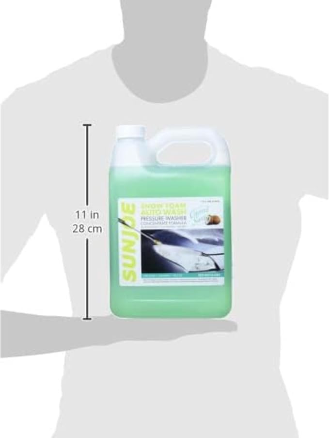Snow Foam Car Wash Soap & Cleaner Concentrate, Coconut Scent, 1 Gallon - Cleaning Solution for Automotive Vehicles, Vinyl, Aluminum, Wood, & Brick Surfaces, SPX-FCS1G-COC