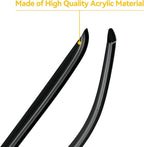 Window Rain Guards Visors for 2004 2005 2006 Toyota Tundra Crew Cab, Out-Channel Window Vent Wind Shades Shield Deflectors for 04 05 06 Tundra Double Cab