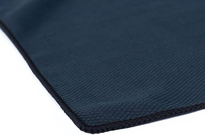 Diamond Weave Glass & Window - Detailing Towels to Polish Mirrors & Chrome, Snakeskin Like Texture, Lint-Free, Streak-Free, 280gsm, 16in. x 16in, Black (6-Pack)