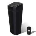 Car Trash Can with Lid - Mini Car Garbage Can Bin for Cup Holder - Black Small Leakproof Vehicle Trash Bin for Back Seat, Cute Automotive Accessories Organizers and Storage for Door SUV Truck