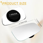 2PCS Blind Spot Mirror, Side Mirror Blindspot, Adjustable Wide Angle Convex Side Rearview Mirrors, Car Exterior Accessories HD Glass Frameless Convex Rearview Universal for Sedan SUV Truck