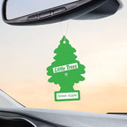 Car Air Freshener | Hanging Paper Tree for Home or Car | Green Apple | 6 Pack