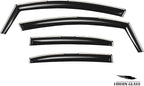 Voron Glass in-Channel Extra Durable Rain Guards for Honda Civic 2012-2015 Sedan, Window Deflectors, Vent Window Visors, 4 Pieces - 200613
