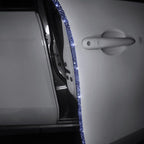 Door Edge Anti-Scratch Sticker Door Crash Bumper Crystal Bling Protection Tape Rubber Strip Sticker,Car Door Protector,Car Door Guard,Car Door Protection,90cm/35.4" Each One,4Pack/Set,Deep Blue