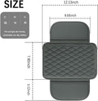 Arm Rest Cover for Car,Leather+Memory Foam Center Console Cover with Storage Bags,Universal Middle Console Cover Car Accessories Interior for Most Car Center Consoles (Gray)