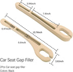 Stacool [2026 Upgrade] 2PCS Car Seat Gap Filler with Phone Holder,Multi-Function Car Side Seat Gap Filler for Prevent Items Falling,Universal Car Seat Organizer Car Accessories (Beige)