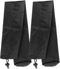 2Pcs Windshield Wiper Blade Covers - 26.3x3.7in Waterproof Polyester Protectors for RV - Car SUV and Truck Gray Wiper Blade Covers for Rain Snow and Bird Droppings