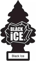 LittIe Trees Car Freshener, Black Ice Scent, 10-Pack