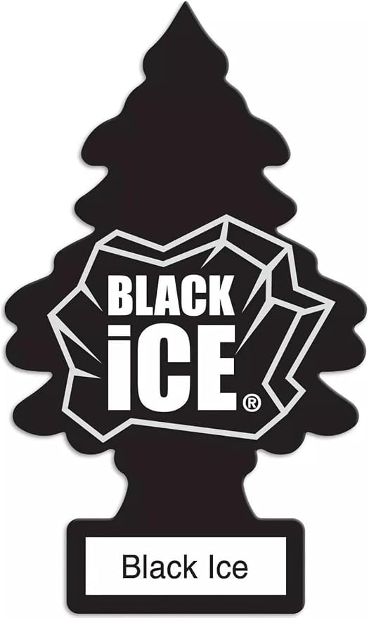 LittIe Trees Car Freshener, Black Ice Scent, 10-Pack