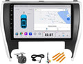 Android Car Stereo Radio for Toyota Camry 2015 2016 2017 Upgrade Radio Dash Kit 10.1" Touch Screen 8 Core 4+64GB Built-in Car-Play Android Auto GPS Navi/SWC/ASP/AHD Camera