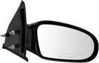 Passenger Side Mirror Assembly Manual Paint to Match Smooth Black Compatible with 1996-2002 Saturn SL 1996-2002 SL1 1996-2002 SL2 1996-2001 SW2 1996-1999 SW1