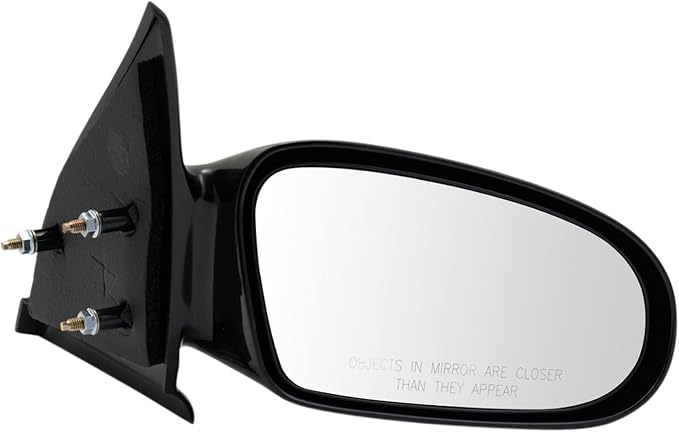 Passenger Side Mirror Assembly Manual Paint to Match Smooth Black Compatible with 1996-2002 Saturn SL 1996-2002 SL1 1996-2002 SL2 1996-2001 SW2 1996-1999 SW1
