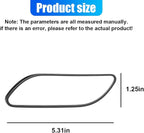 2PCS Blind Spot Car Mirror - HD Glass Framed Convex Car Side Mirror Blindspot - Up&Down Adjustable Wide-Angle Rear View Auxiliary Mirrors with Self Adhesive for Cars SUVs Trucks(Rectangular)