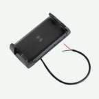 Active 15W Waterproof Wireless Charger Mount, IPX6 Rated, 12/24V Qi Fast Charging Phone Holder for Boats, RVs & ATVs, One-Hand Docking, Secure Grip, Universal Compatibility