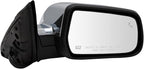 Passenger Side Power Heated Memory Chrome Mirror Compatible with 2016-2017 Chevrolet Equinox, 2016-2017 GMC Terrain, Blind Spot Detection GM1321491