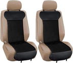 Car Seat Cover Travel Seat Cushion, 2-Pack Universal Classic Black Comfortable Breathable Seat Cover