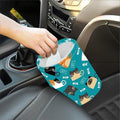 Portable Reusable Waterproof Car Trash Bin, Multipurpose Vehicle Organizer, Road Trip Essentials (Certoon cat)
