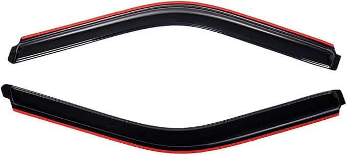 Extra Durable In-Channel Window Visor, Fit Chevrolet & GMC C/K 1500, 2500, 3500 1988-1999, Regular/Extended Cab, 1992-1999 Tahoe & Yukon, 1992-1994 Blazer (NOT Fit S10 Blazer), Smoke, 2-Pcs