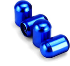 4PCS Car Tire Valve Stem Caps, Air Caps Cover, Universal for Cars, SUVs, Bike, Trucks and Motorcycles, Car Wheel & Tire Exterior Accessories-Deep Blue