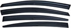 Extra Durable Outside Mount Auto Vent Window Visor, Fits 2019-2024 Kia Forte Sedan (EXCLUDES Forte5 Hatchback), UV Protection Rain Guard, Original Wind Deflector, No-Drill, Smoke, 4-Pcs