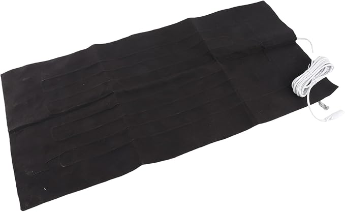 Heating Pad, Electric Heat Cushion 60x30cm Large Size with 5521 Female Connector 30W DC 12V, for Home Sleeping and Seat Warmth