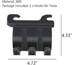 2Pcs Hooks for Tesla Rear Trunk Hooks Headrest Storage Hangers Car Trunk Organizer for Purse Groceries Hooks for Tesla Model Y RearSeat