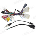 16pin Car Stereo Wiring Harness Adapter with Canbus Box for Mitsubishi Outlander Pajero Support OEM Rockford Amplifier Camera SWC USB