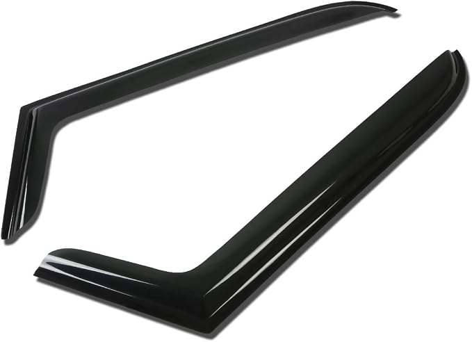 Rain Guards Tape-On Compatible with 1997-2006 Jeep Wrangler TJ 2pcs Window Visor Deflector