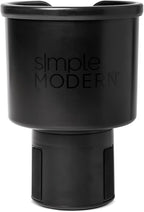 Cup Holder Adapter | Expandable Base, Adjustable Size, Fits Large Mugs, Bottles, Cups up to 3.6" | Cupholder for Semi Truck, Car, RV, Boat, Vehicle | Roadster Collection | Midnight Black