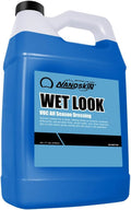 WET LOOK All Season Dressing 1 Gallon - Exterior Rubber & Plastic Solvent Based Dressing for Car Detailing | Produces a Deep, Rich, Long lasting shine | Safe For Cars Trucks, Motorcycles, RVs