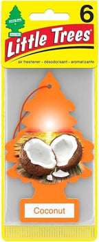 Car Air Freshener | Hanging Paper Tree for Home or Car | Pina Coconut | Pack 6