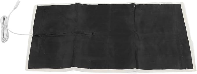 Electric Heating Pad, 60x30cm Electric Heat Cushion with 5521 Female Connector, DC 12V 30W Seat Heating for Home Sleeping Back Neck Shoulder Polyester, Cotton